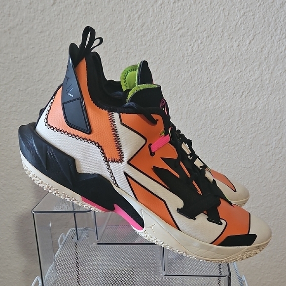 AIR Jordan Why Not  Zer0.4 Orange and Black Athletic Shoes main image 13